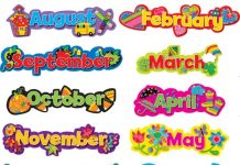 Các tháng JANUARY, FEBRUARY, MARCH, APRIL, MAY, JUNE, JULY, AUGUST, SEPTEMBER, OCTOBER, NOVEMBER, DECEMBER là tháng mấy trong tiếng Anh