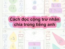 Cộng trừ nhân chia tiếng anh?