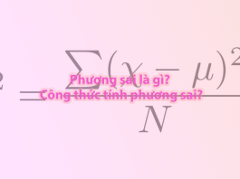 Phương sai là gì? Công thức tính phương sai?